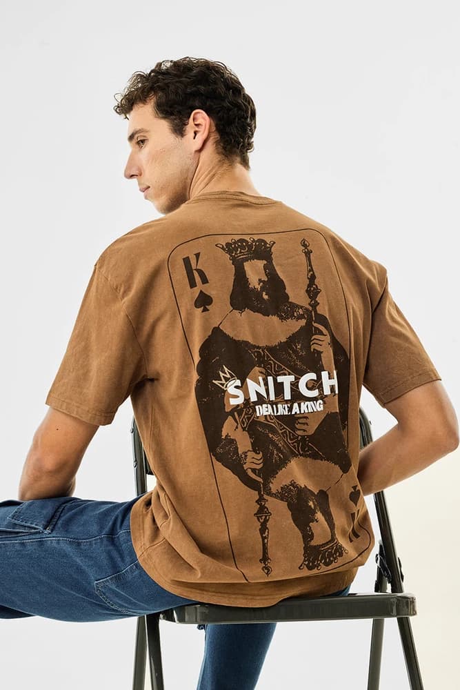 Regular Fit Cotton Graphic Print T-Shirts