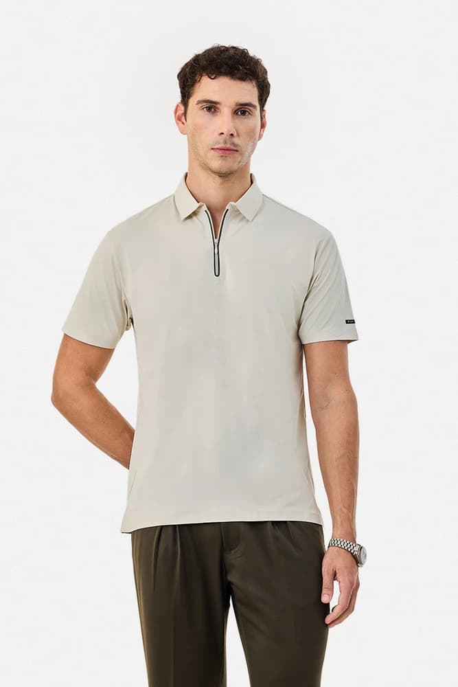 Regular Fit Nylon Plain T-Shirts