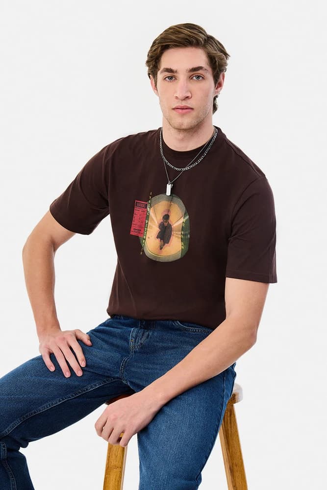 Regular Fit Cotton Graphic Print T-Shirts
