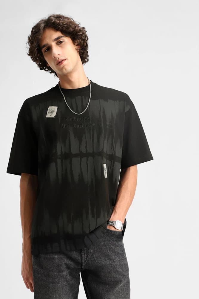 Box Fit Cotton Graphic Print T-Shirts