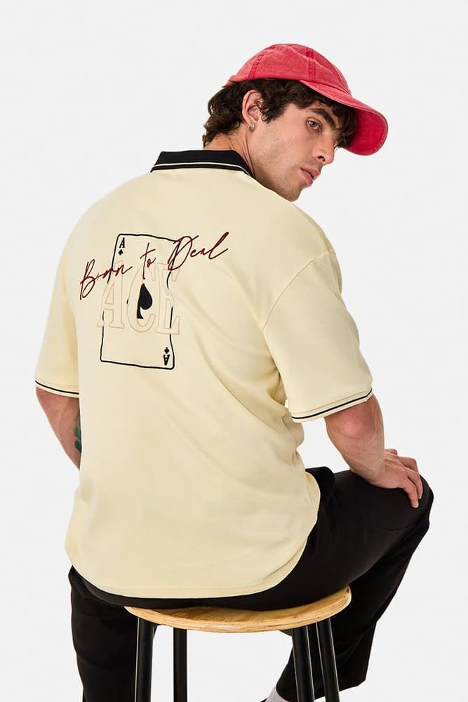 Oversized Fit Cotton Embroidered T-Shirts