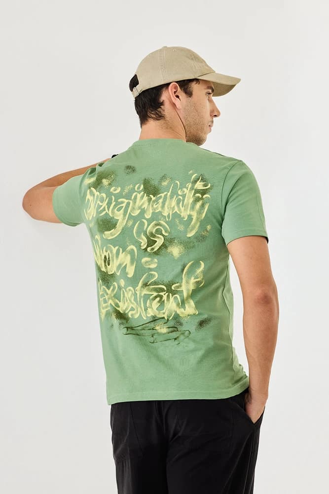 Regular Fit Cotton Graphic Print T-Shirts