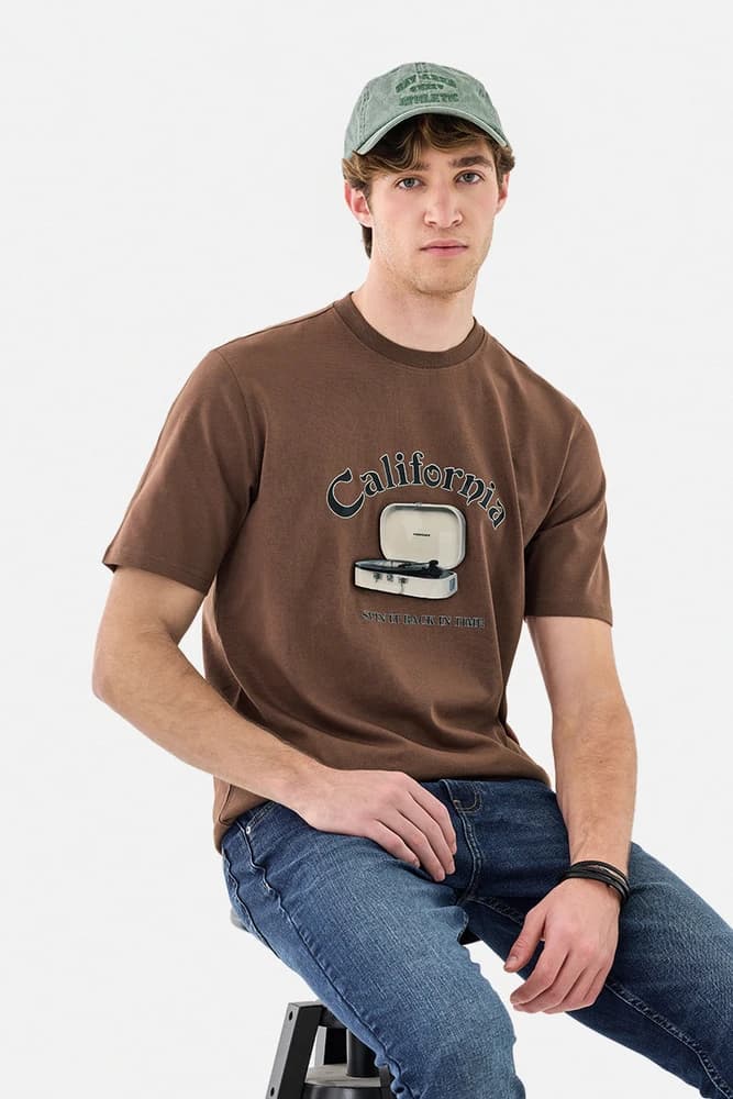 Regular Fit Cotton Graphic Print T-Shirts