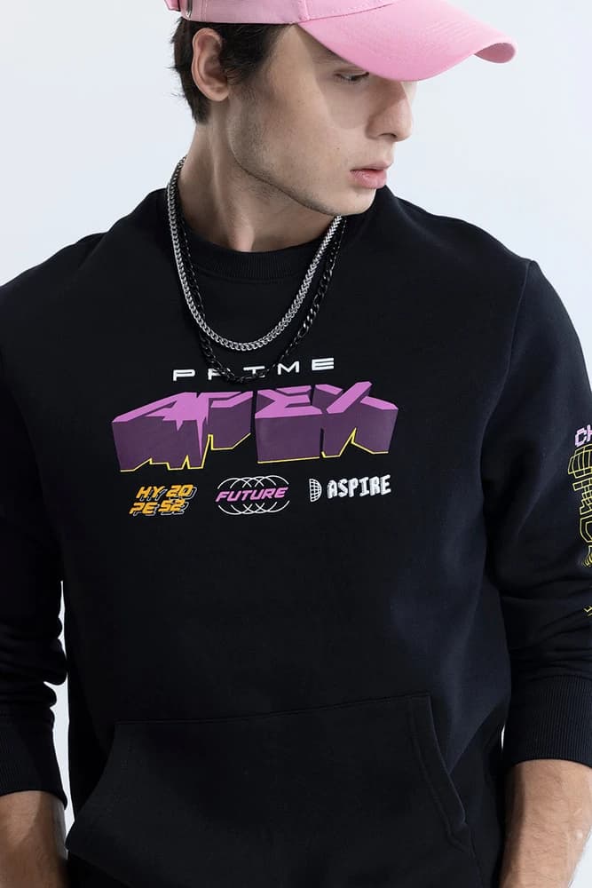 Relaxed Fit Cotton Printed Sweatshirts