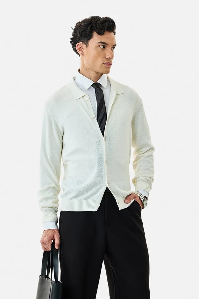Regular Fit Cotton Plain Sweaters