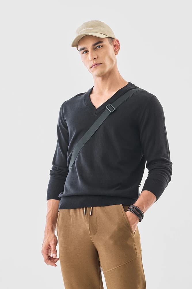 Regular Fit Others Plain Sweaters