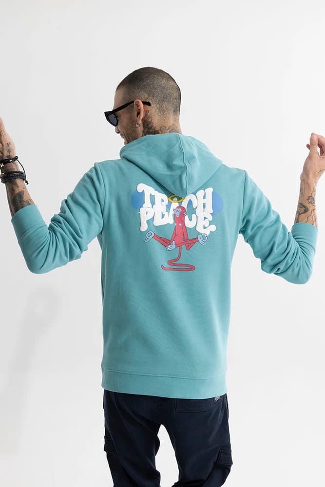 Relaxed Fit Cotton Graphic Print Hoodies