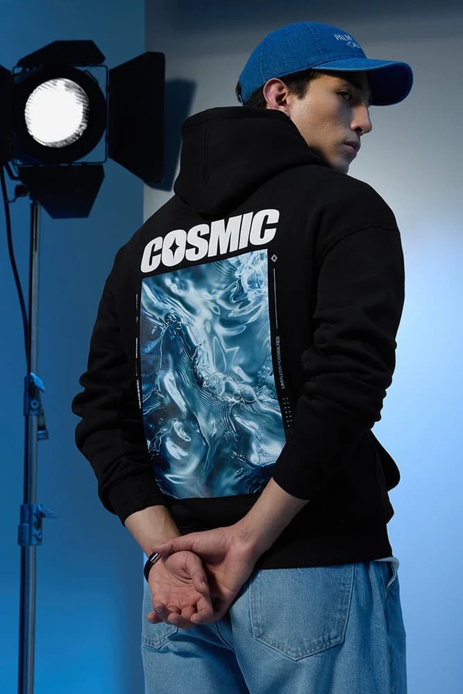 Oversized Fit Cotton Graphic Print Hoodies