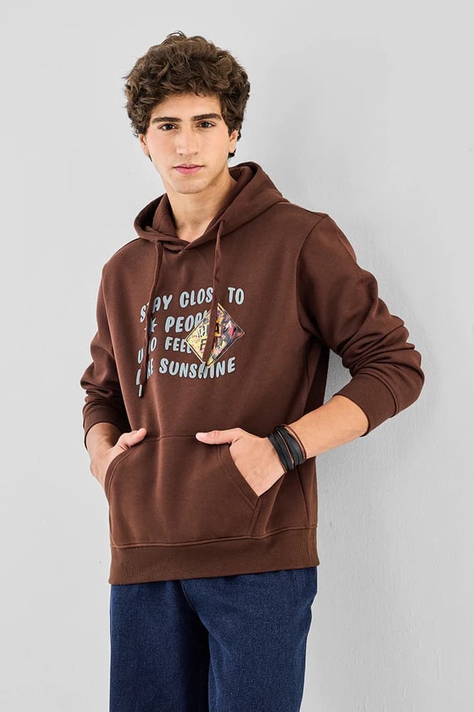 Oversized Fit Cotton Graphic Print Hoodies