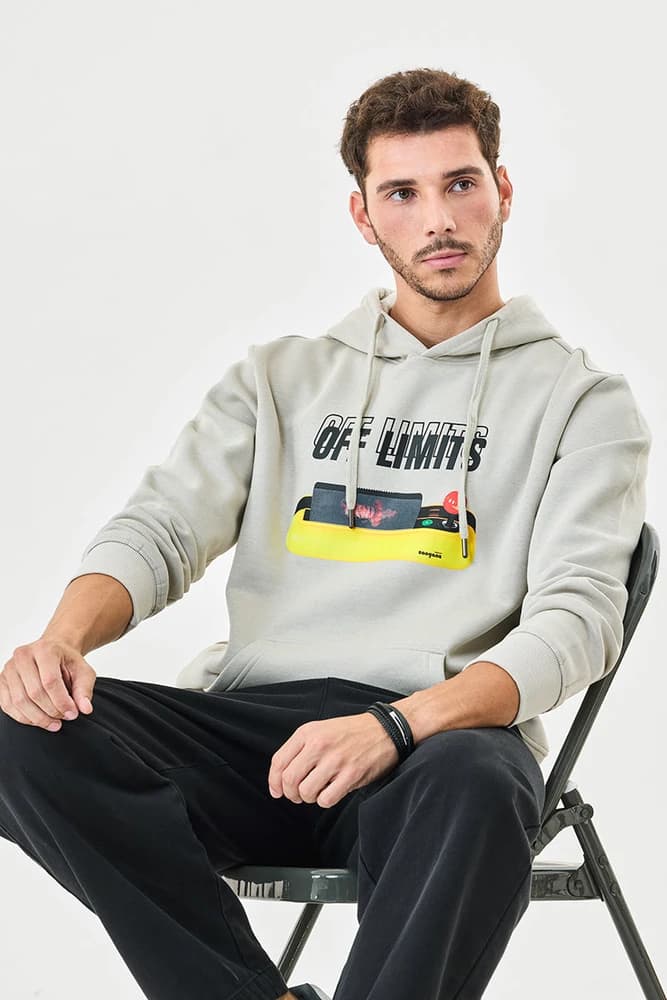 Oversized Fit Cotton Graphic Print Hoodies
