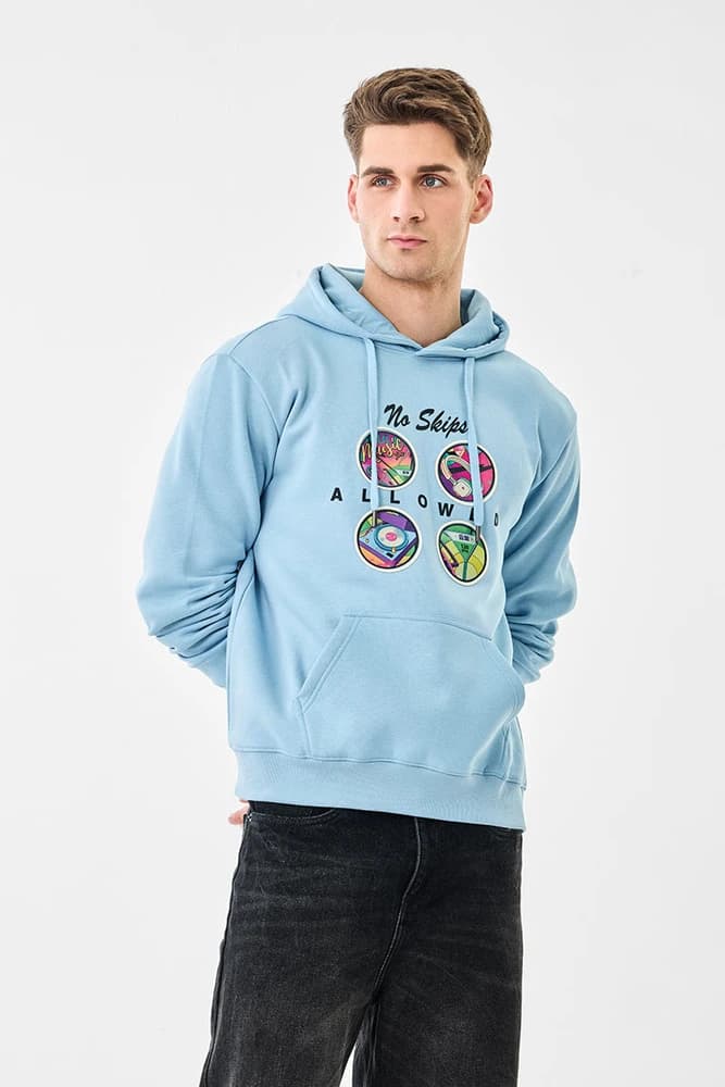 Regular Fit Cotton Graphic Print Hoodies