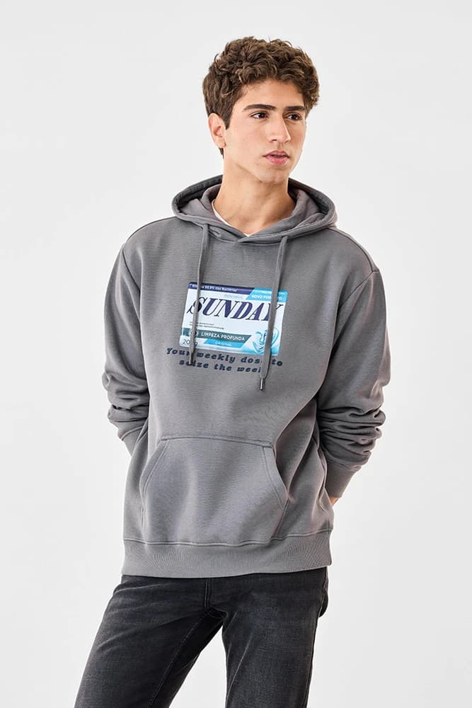 Regular Fit Cotton Graphic Print Hoodies