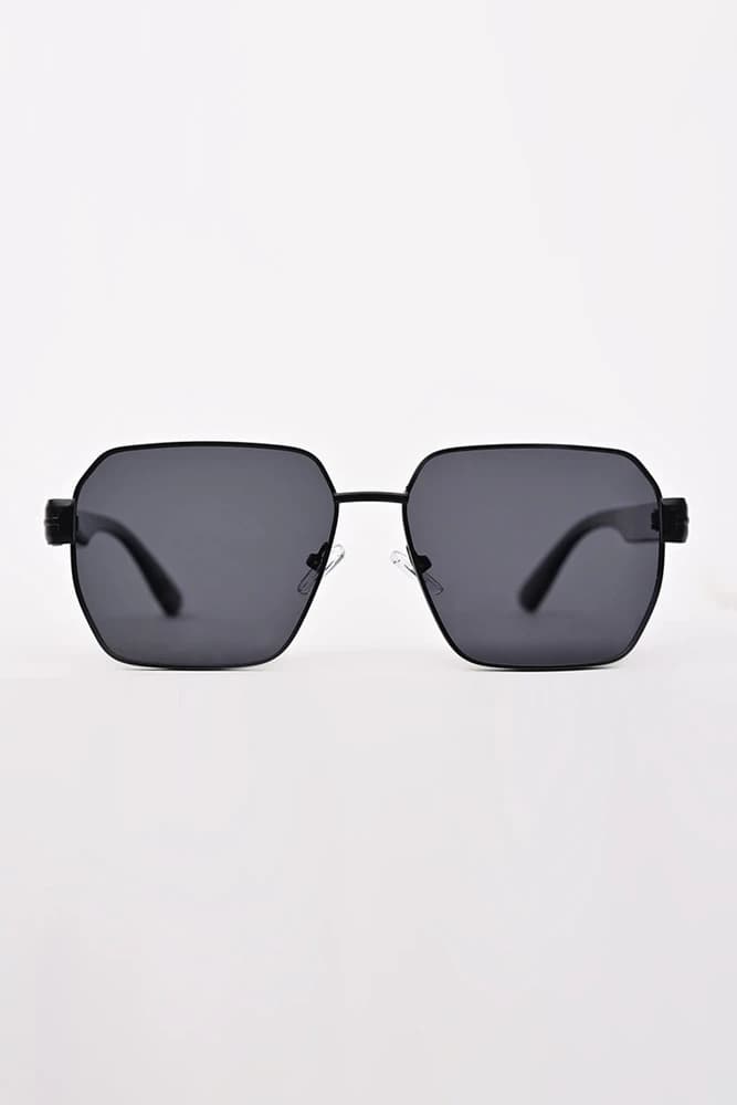 Stainless Steel Square Sunglasses