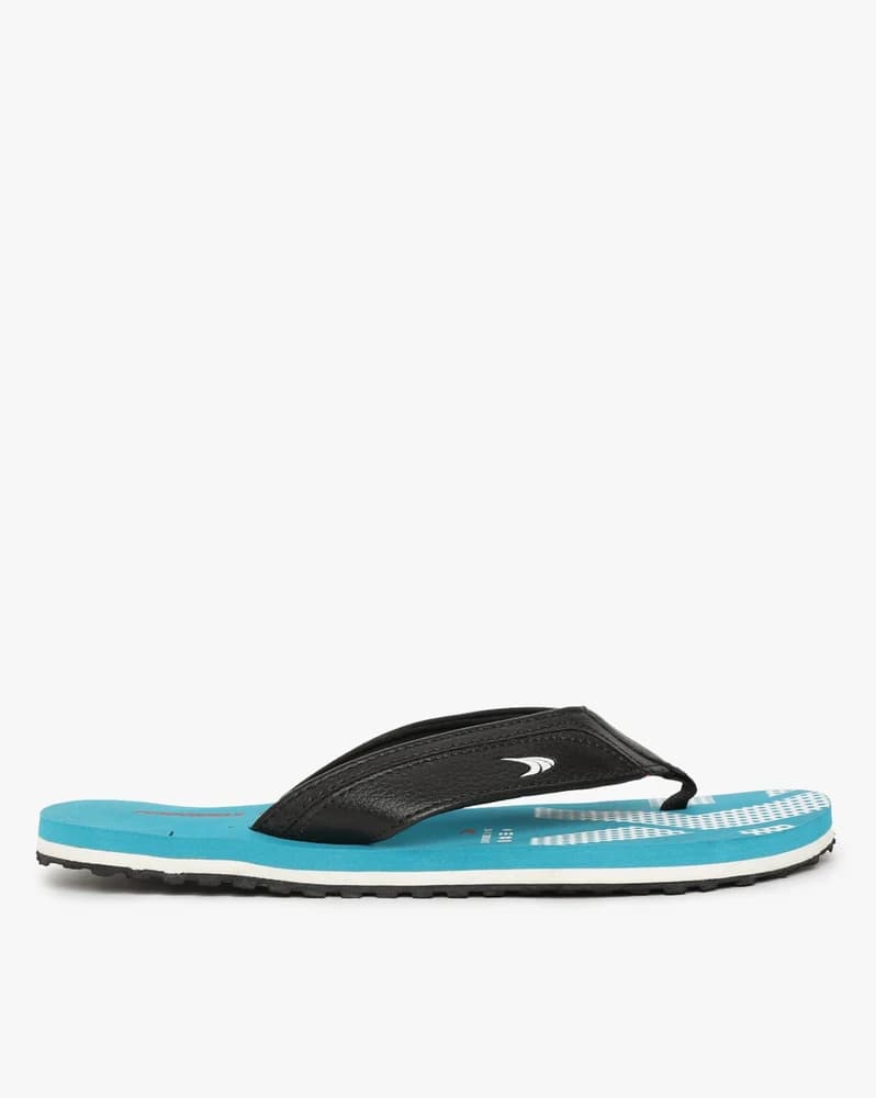 Printed Thong-Strap Flip-Flops