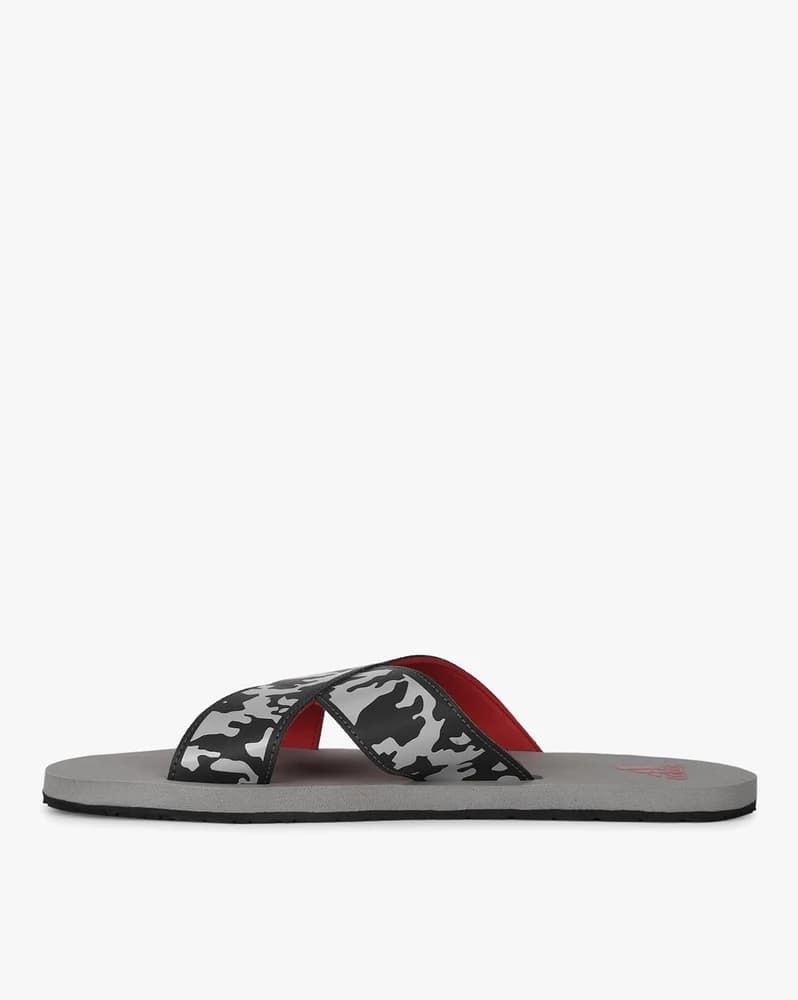 Distincto M Camo Print Flip-Flops