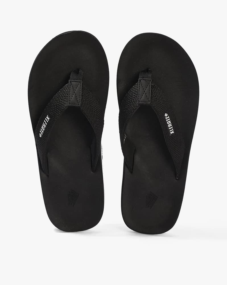 Men Brand Print Thong-Strap Flip-Flops