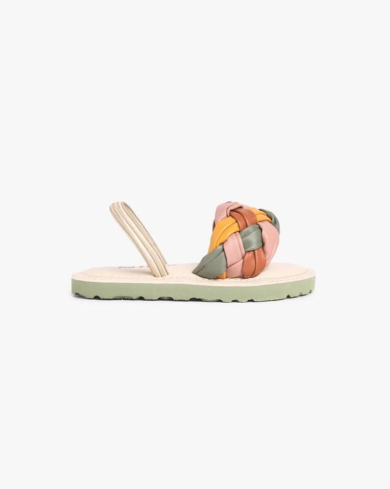 Slip-On Slides with Sling Back