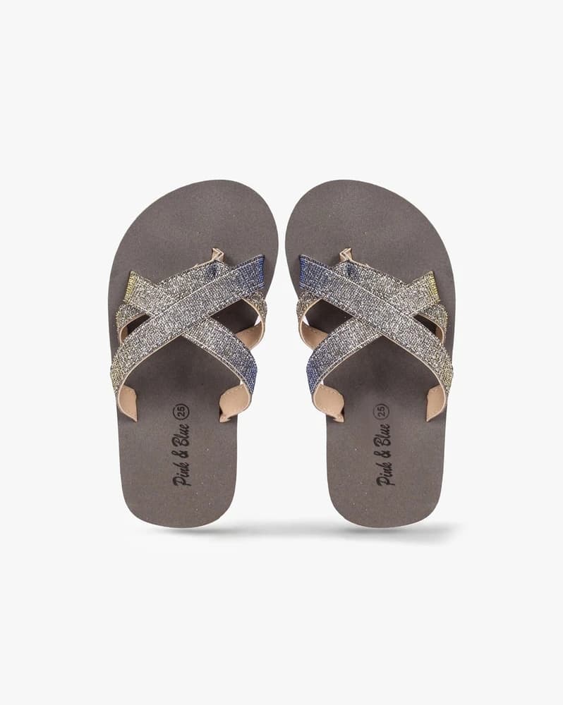 Criss-Cross Strap Flip-Flops