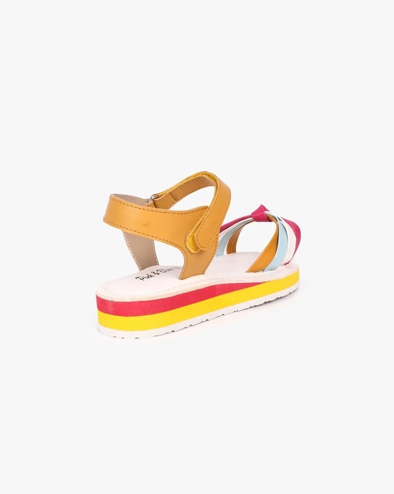 Sling-Back Sandals with Velcro Fastening