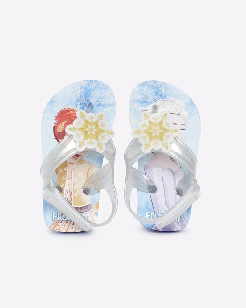 Frozen Print Slingback Thong-Strap Flip-Flops