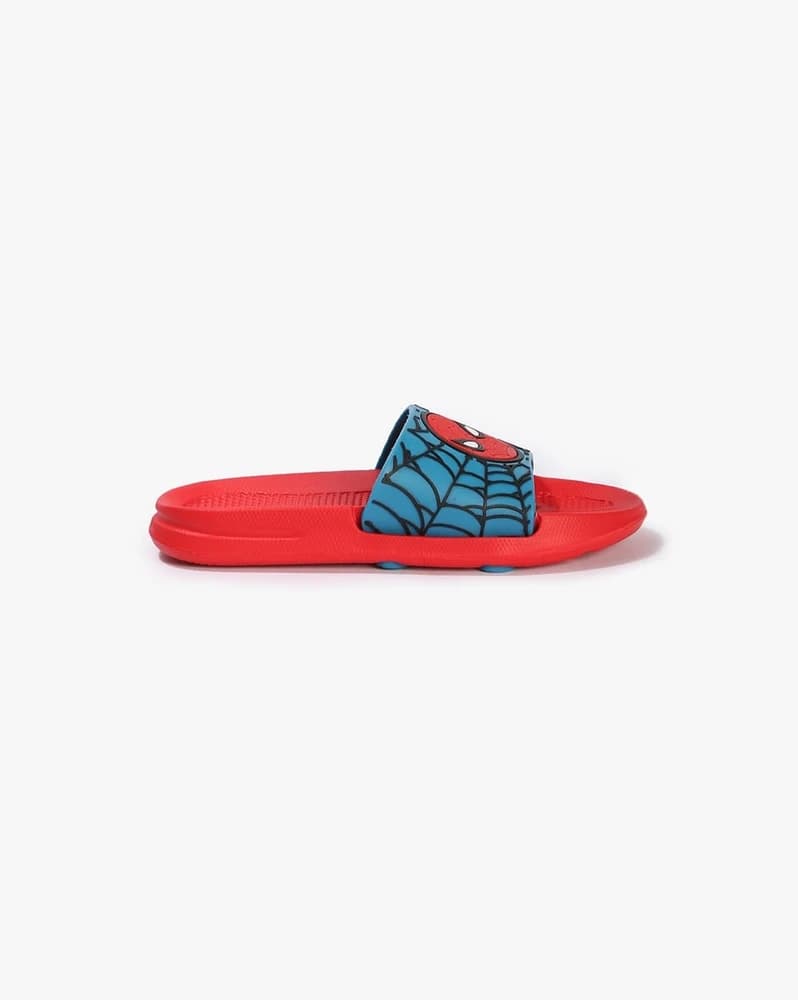 Boys Spider-Man Pattern Slides