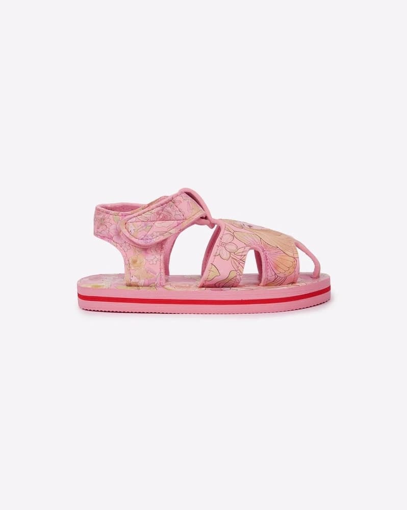Graphic Print Sandals