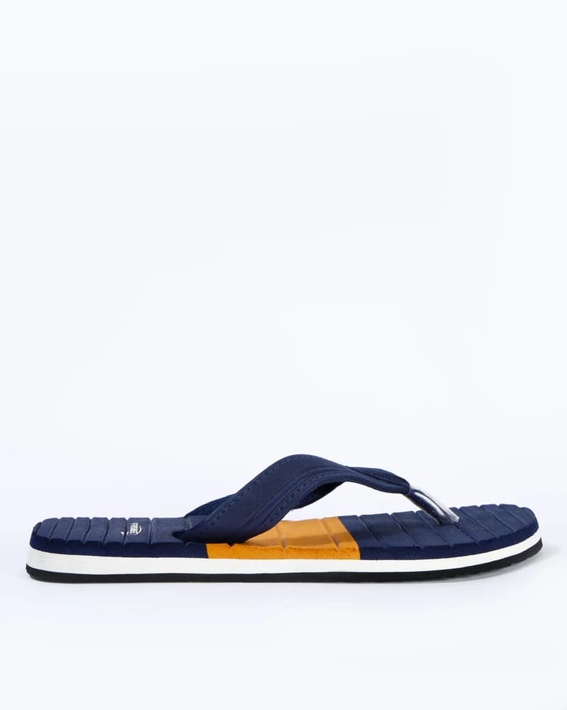 Panelled Thong-Strap Flip-Flops