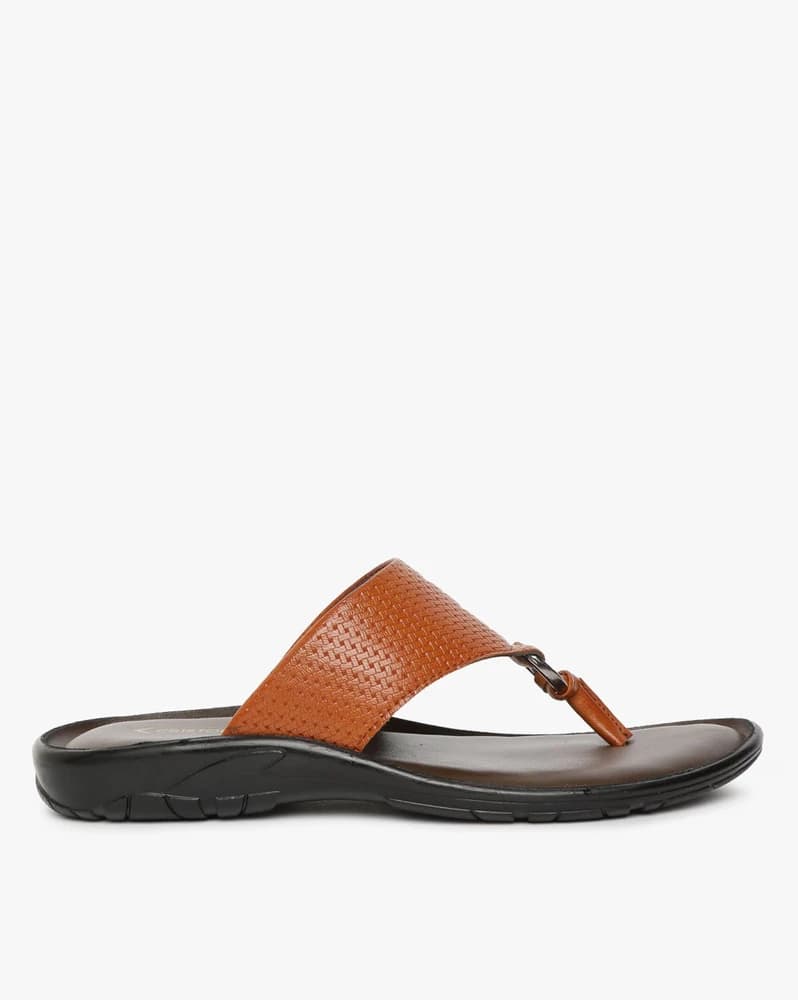Thong-Strap Slip-On Sandals