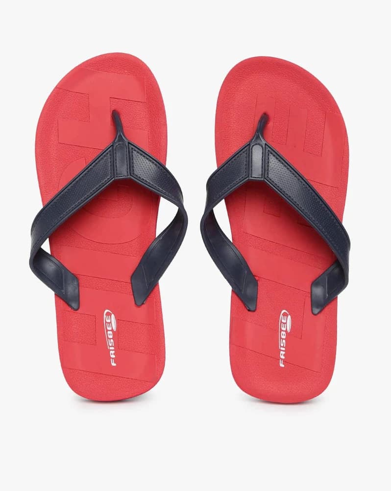 Colourblock Thong-Strap Flip-Flops