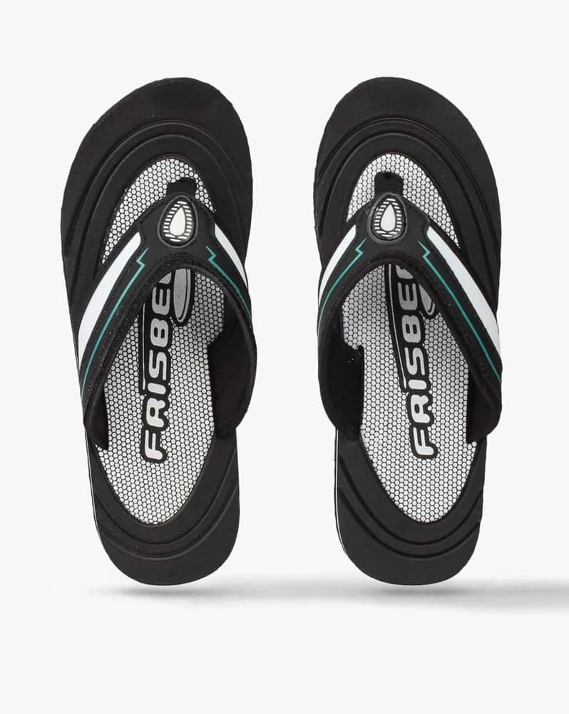 Printed Thong-Strap Flip-Flops