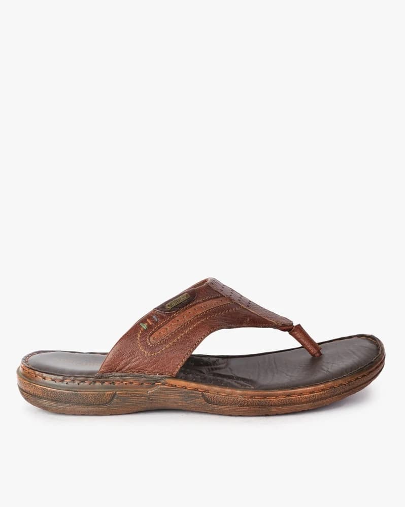 Thong-Strap Slip-On Sandals
