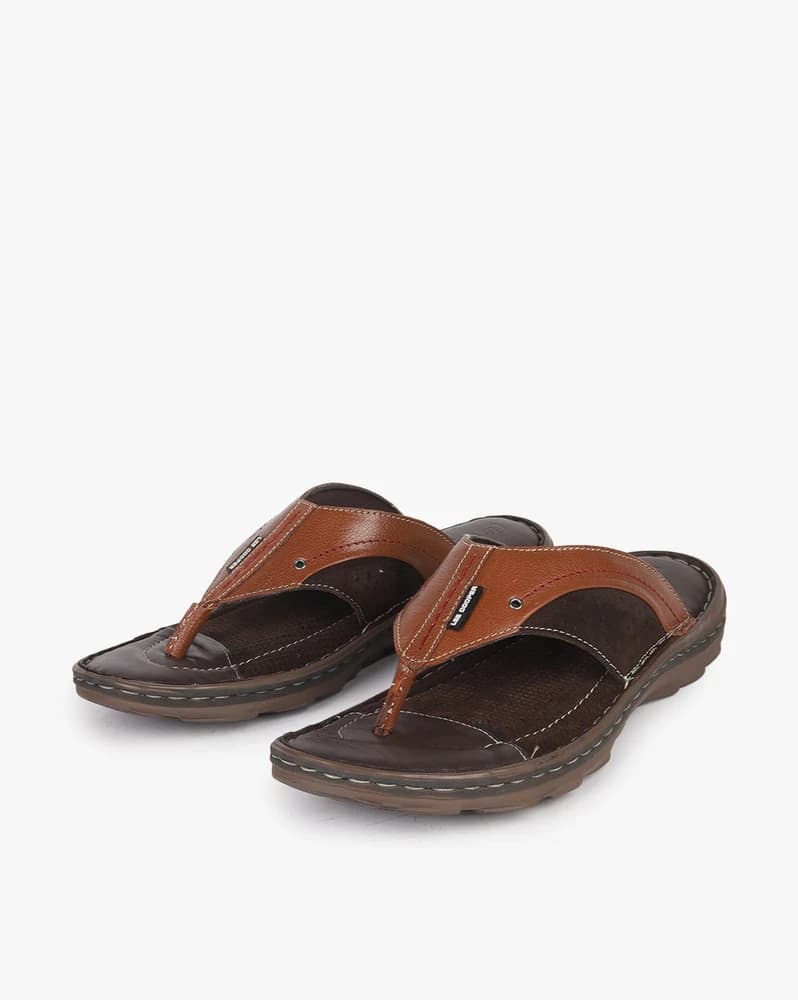 Thong-Strap Slip-On Sandals