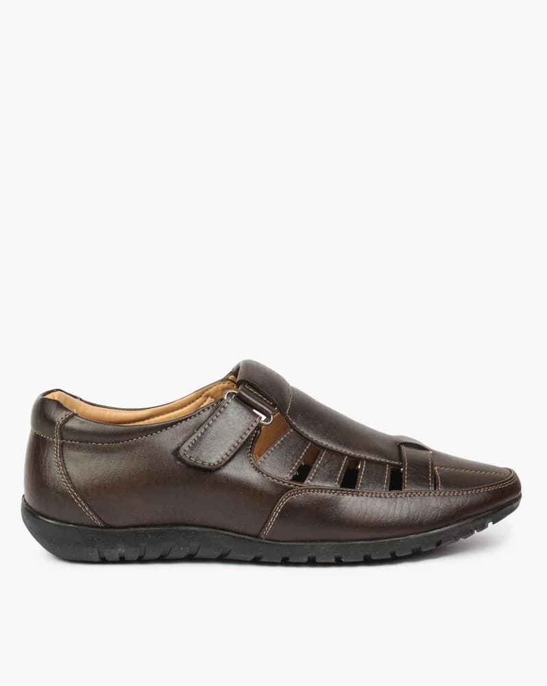 Slip-On Shoes with Velcro Fastening