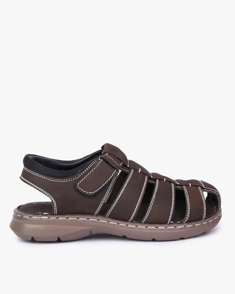 Men Fisherman Sandals with Velcro Fastening
