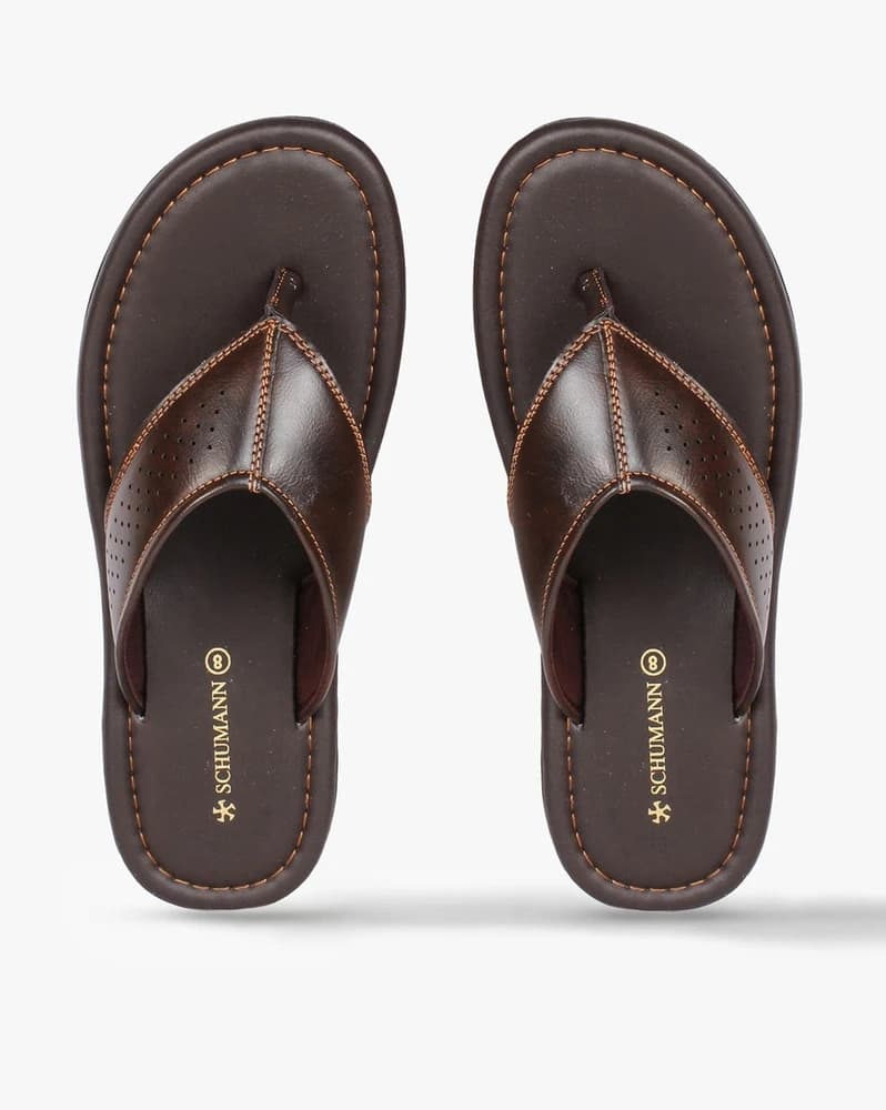 Round-Toe Slip-On Sandals