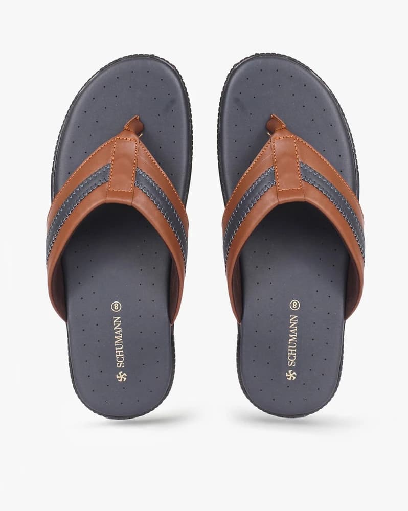 Thong-Strap Sandals with Perforated Footbed
