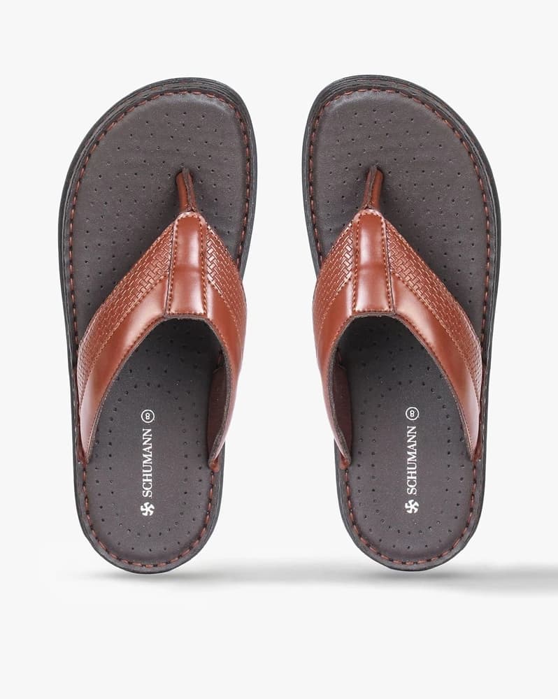 Round-Toe Slip-On Sandals