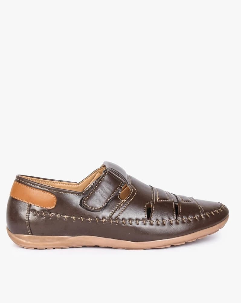 Shoe-Style Sandals with Velcro Fastening