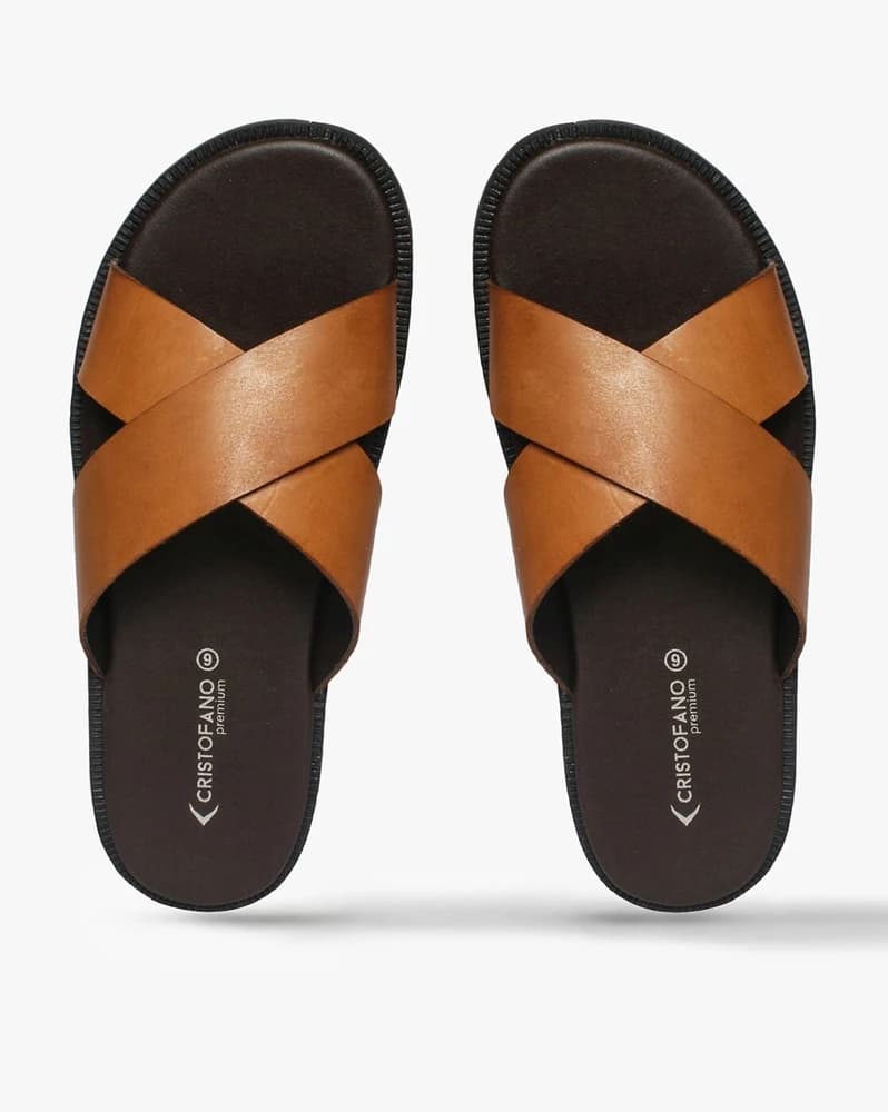 Criss-Cross Strap Sandals