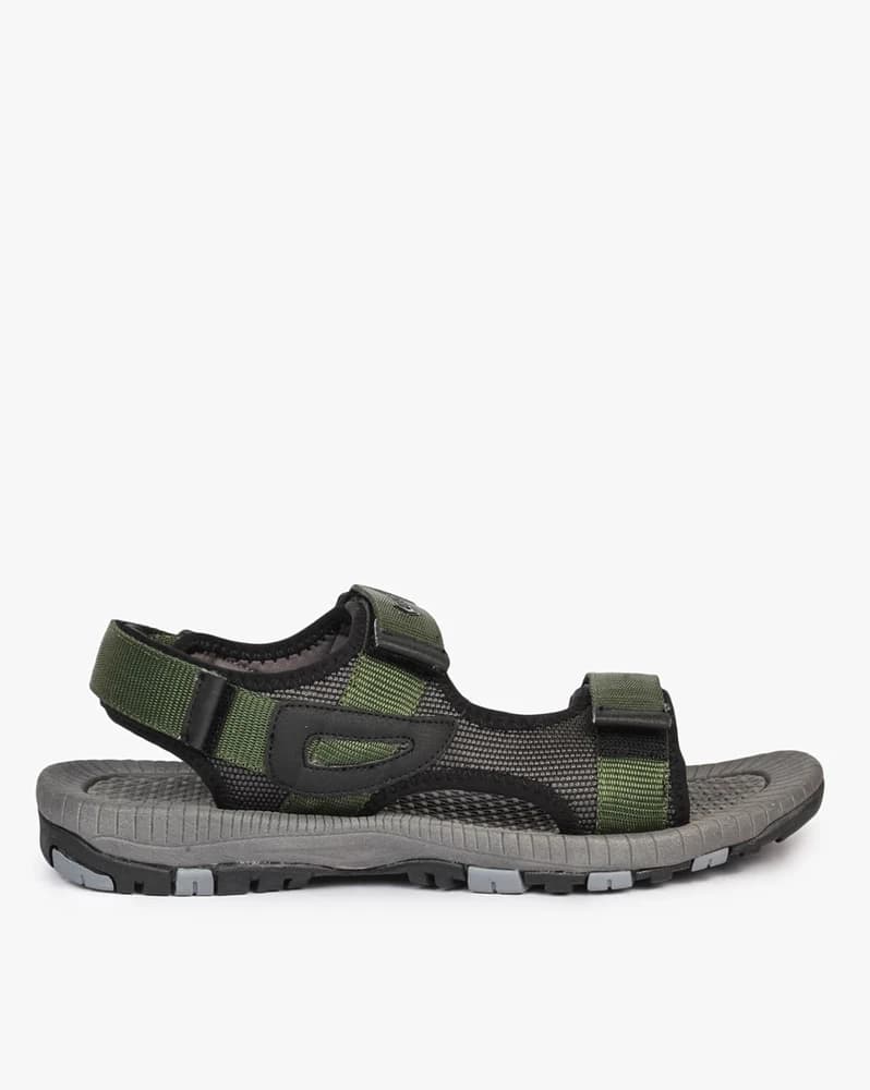 Slip-On Sandals with Velcro Fastening