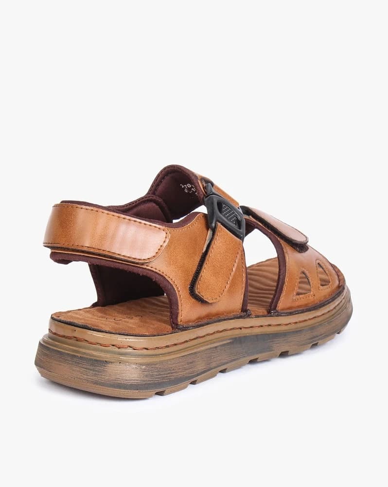 Strappy Sandals with Velcro Closure
