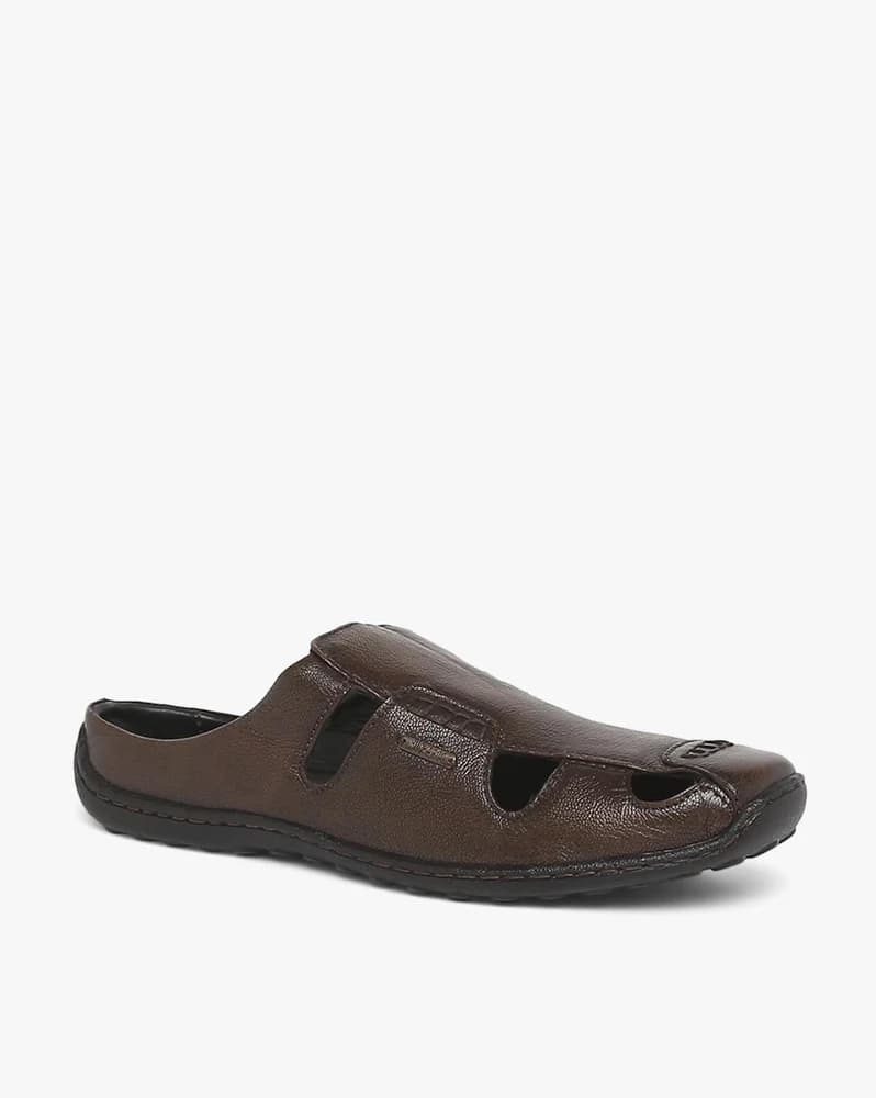 Men Slip-On Sandals with Cutouts