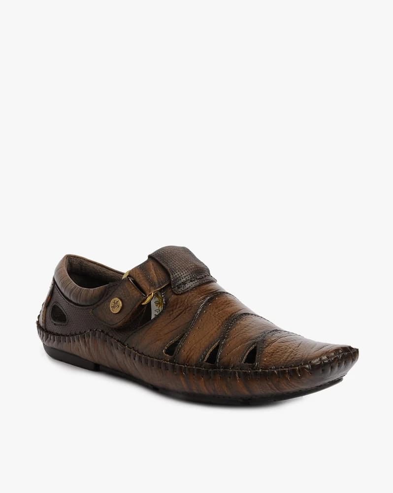 Men Slip-On Sandals with Velcro Fastening