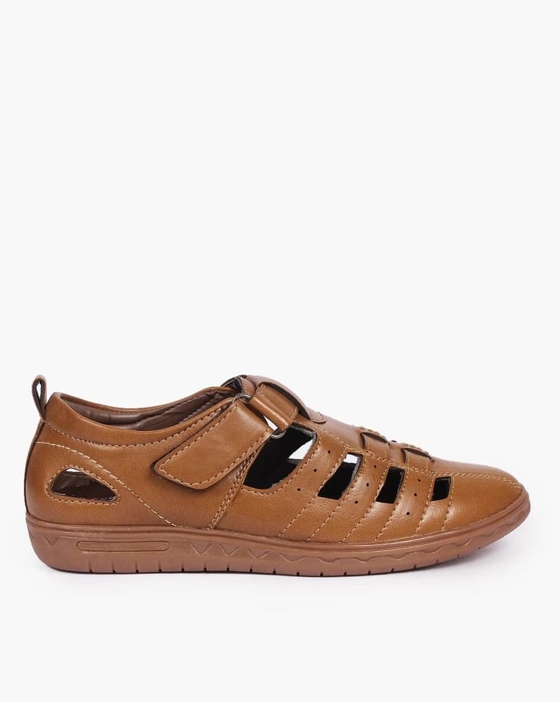 Men Slip-On Sandals with Velcro Closure