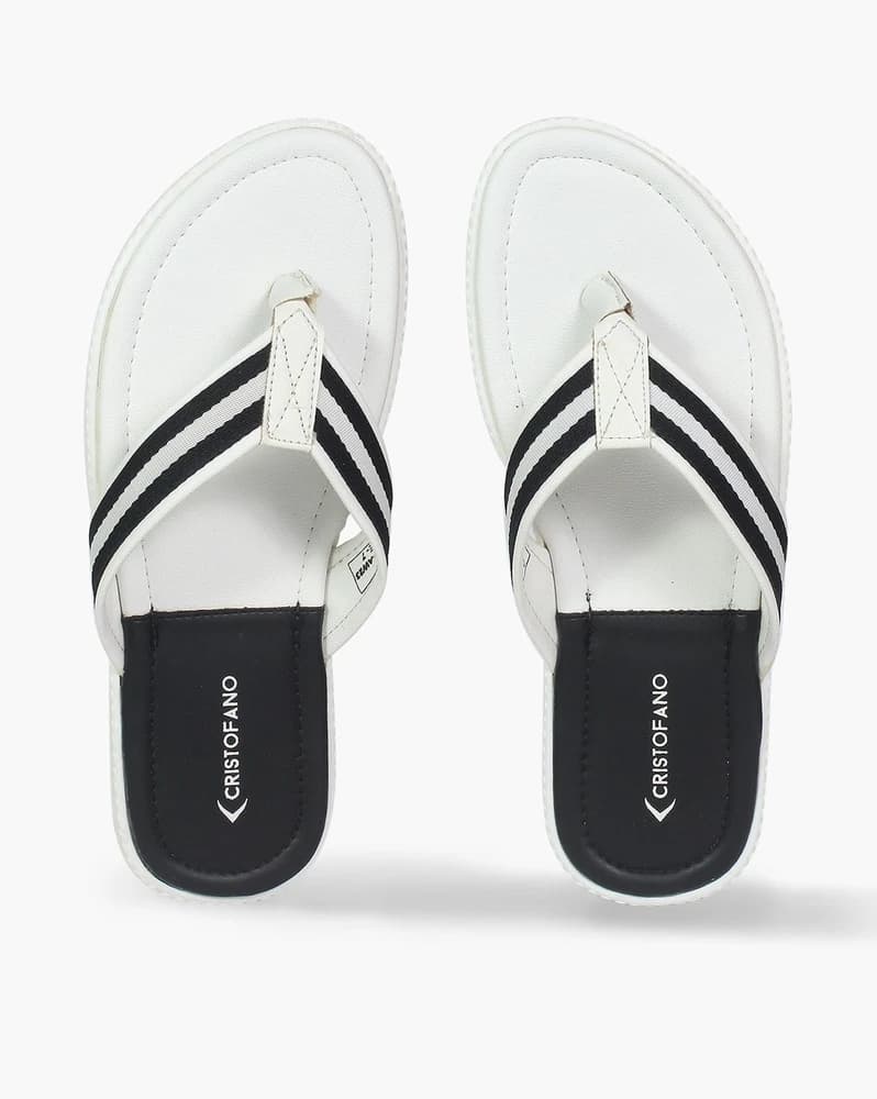 Men Thong-Strap Slip-On Sandals