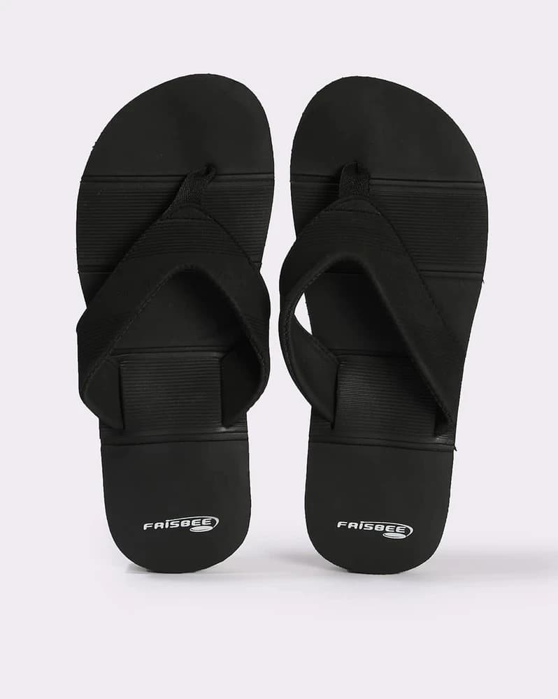 Men Striped Thong-Strap Flip-Flops