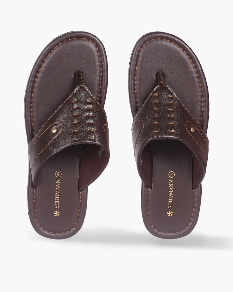 Men T-Strap Slip-On Sandals