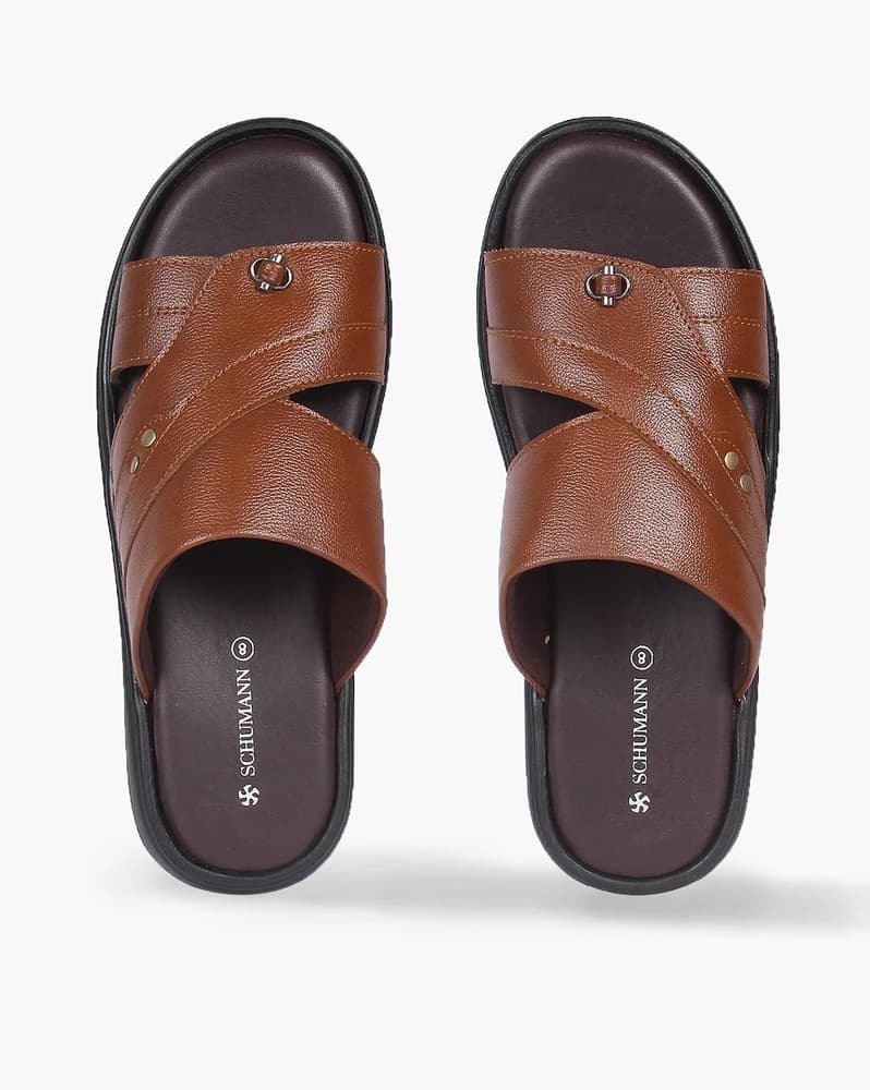 Men Open-Toe Multi-Strap Sandals