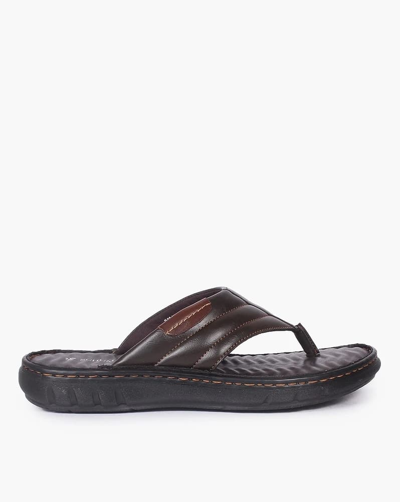 Men Thong-Strap Slip-On Sandals