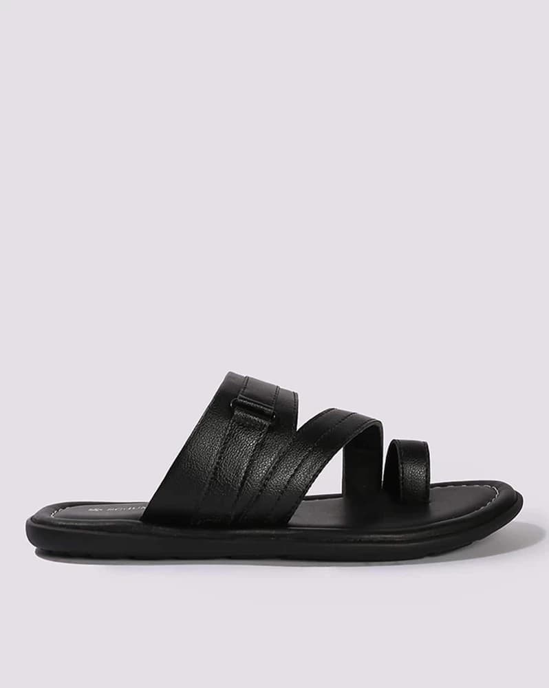 Men Toe-Ring Slip-On Sandals